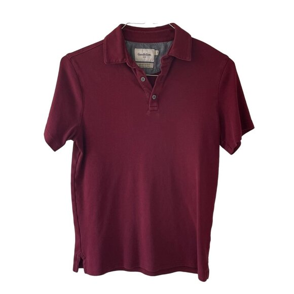Goodfellow & Co Other - Mens Burgundy Red Polo Shirt Size Small Cotton by Goodfellow and Co
